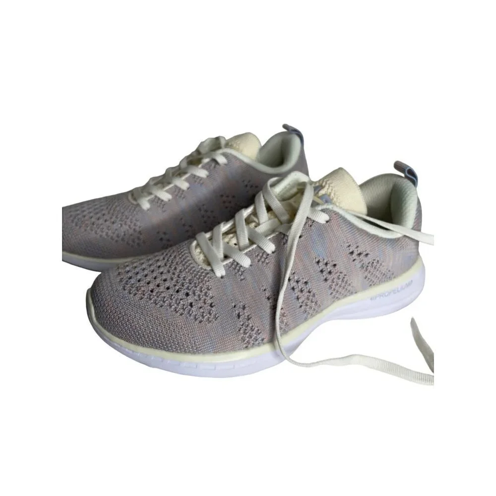 APL Techloom Pro Trainer Sneakers Pastel Multi Pristine White Women's 35 5 New